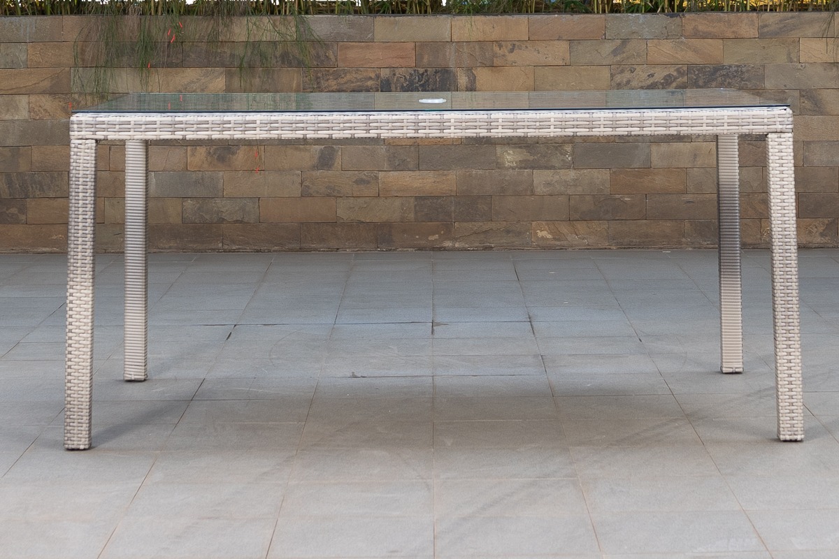 JAMAICA 6 Seater Outdoor Dining Table + 6 Chairs 23 jamaica 6 seater outdoor dining table + 6 chairs