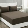 cotsmere brown single duvet cover + 1 pillow case
