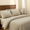 cotsmere light beige queen duvet cover + 2 pillow cases