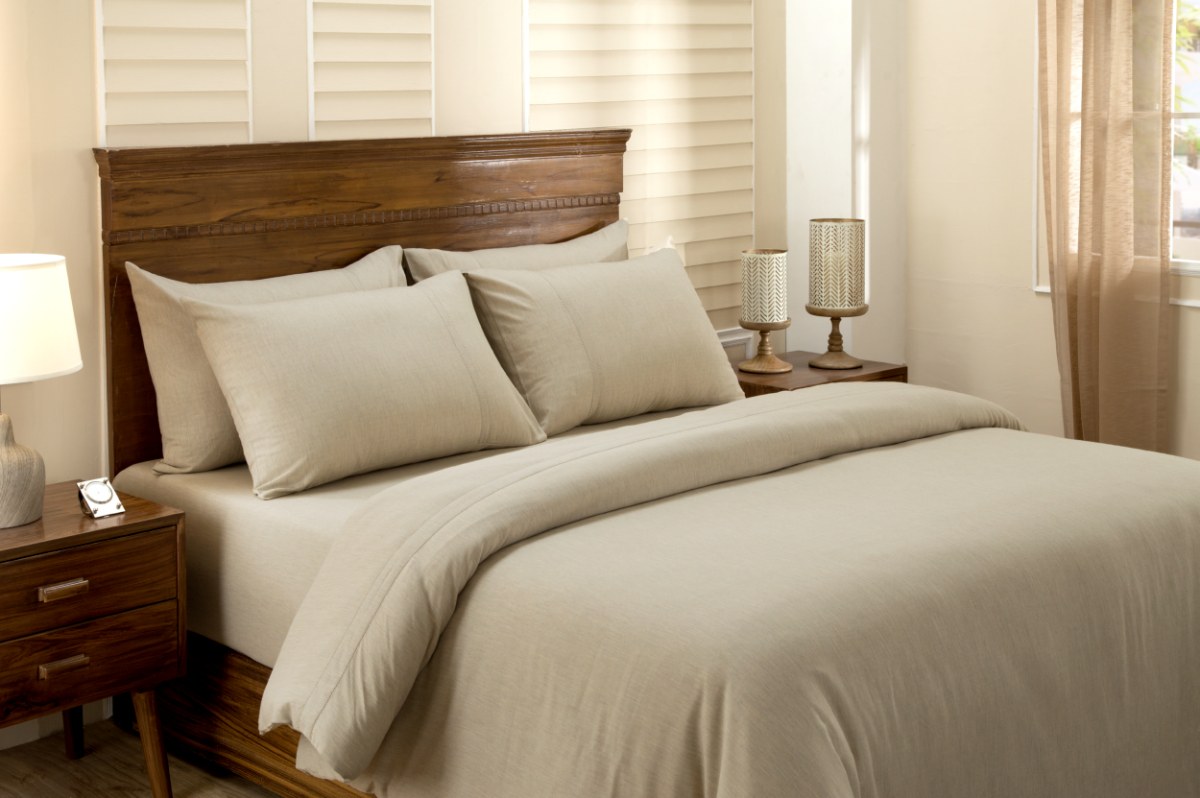 COTSMERE Light Beige Queen Duvet Cover + 2 Pillow Cases 1 cotsmere light beige queen duvet cover + 2 pillow cases