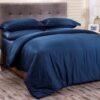 viola indigo single duvet cover + 1 pillow case