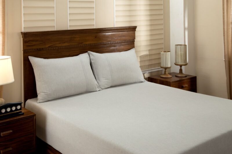 cotsmere grey marble king flat sheet + 2 pillow cases