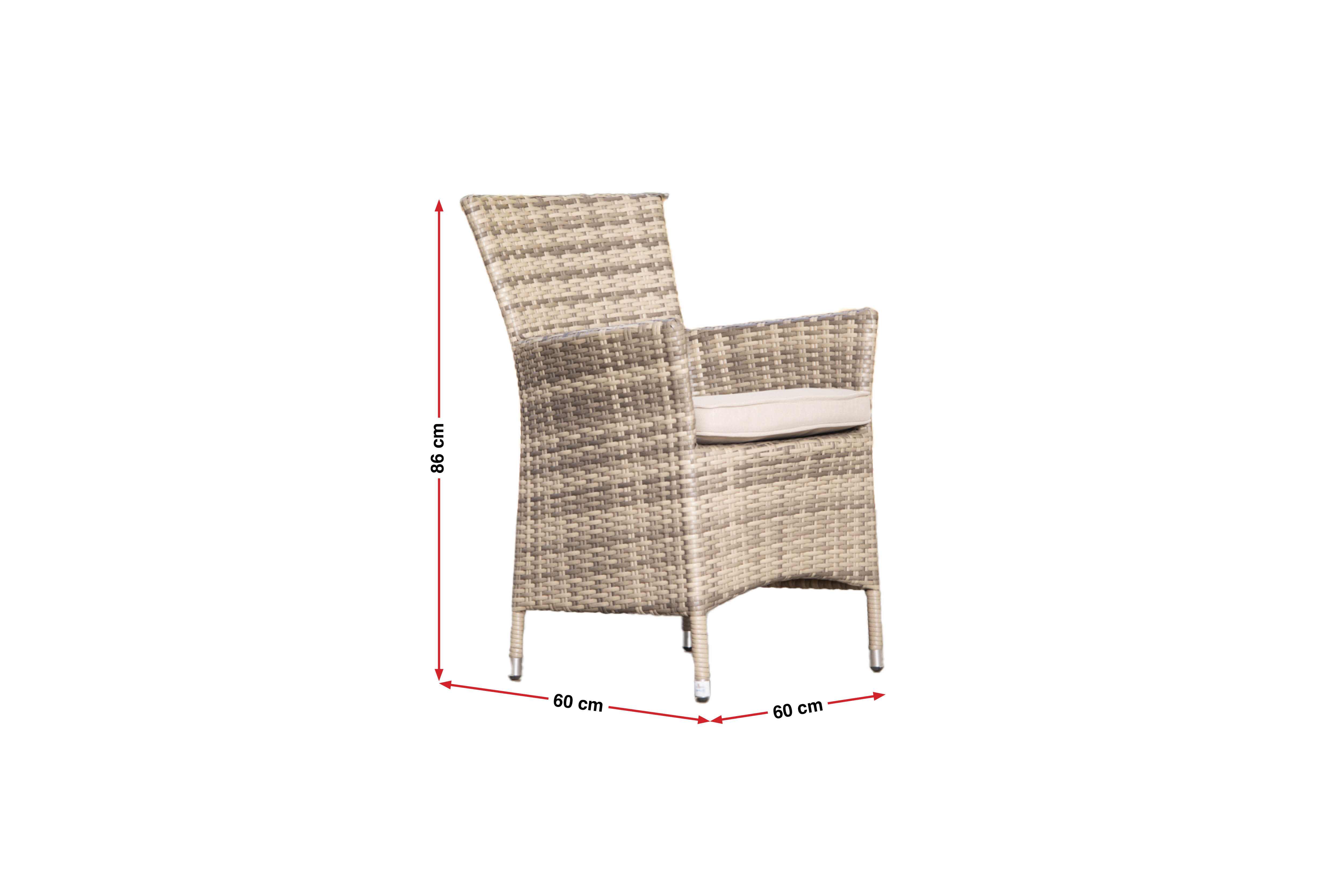 JAMAICA 6 Seater Outdoor Dining Table + 6 Chairs 43 JAMAICA 6 Seater Outdoor Dining Table + 6 Chairs