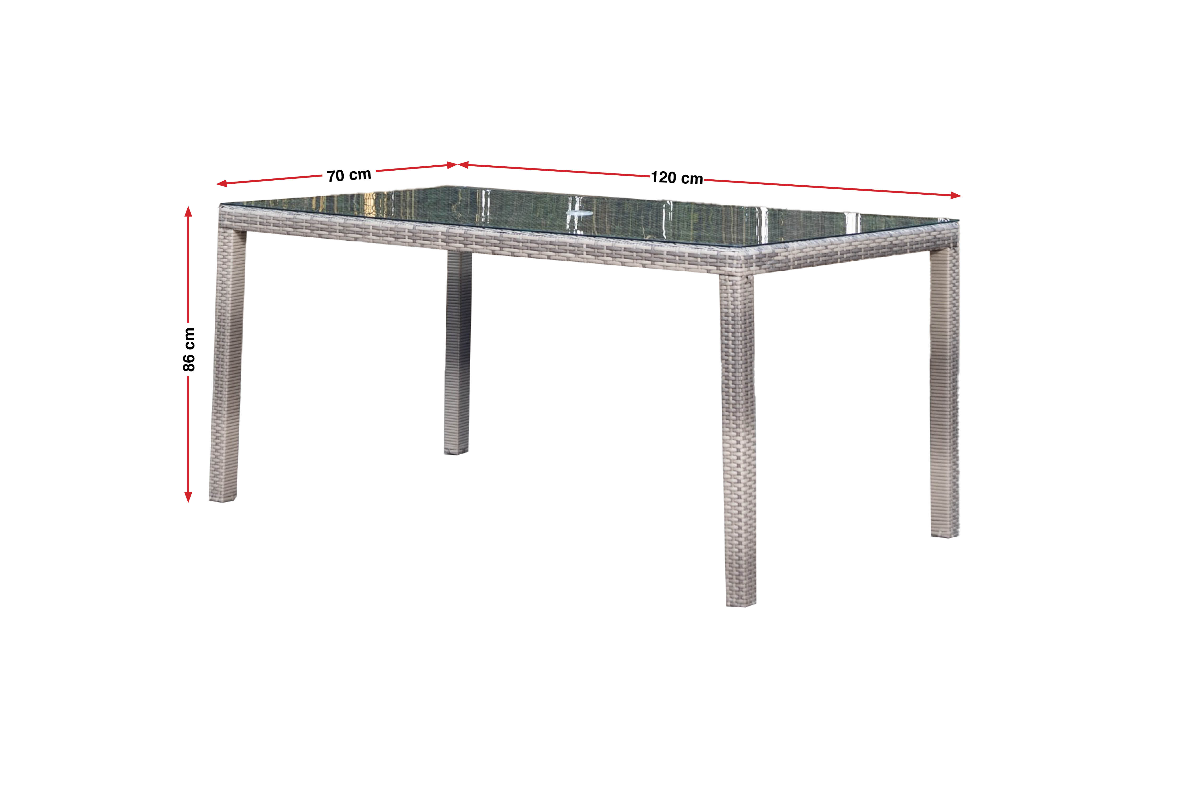 JAMAICA 6 Seater Outdoor Dining Table + 6 Chairs 41 JAMAICA 6 Seater Outdoor Dining Table + 6 Chairs