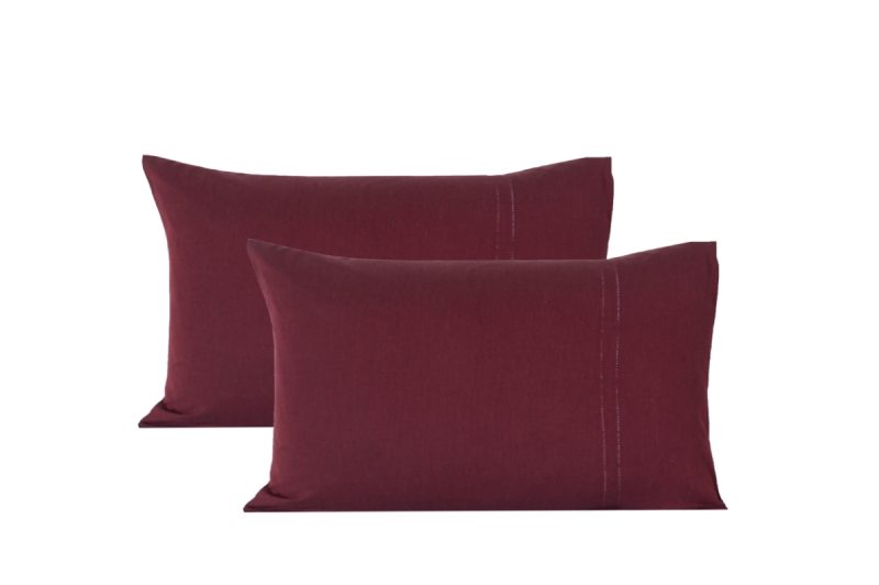 cotsmere red pillow cases