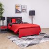 flow single bed + 1 nightstand + study desk + chiffonier + sleepezee single size mattress
