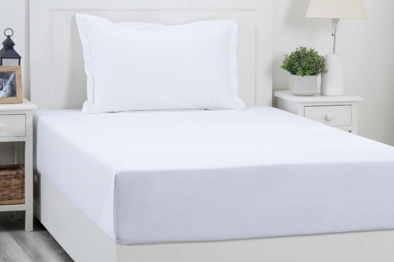 eden white king fitted sheet