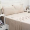 eden sand dune king flat sheet + fitted sheet + 2 pillow cases