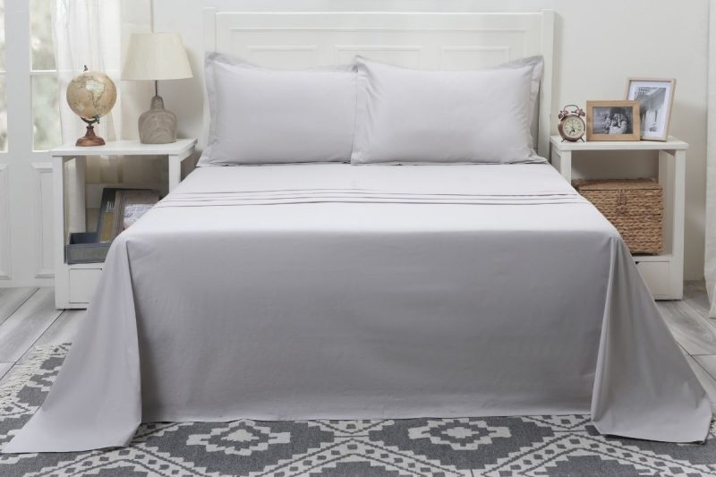 eden alloy king flat sheet + fitted sheet + 2 pillow cases