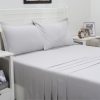 eden alloy queen flat sheet + fitted sheet + 2 pillow cases