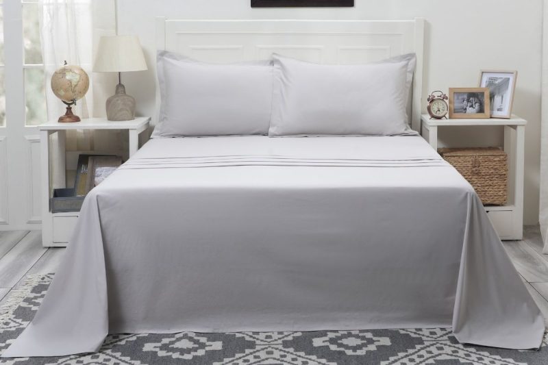 eden alloy queen flat sheet + fitted sheet + 2 pillow cases