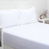 viola white king fitted sheet