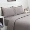 viola grey marble king duvet cover + 2 pillow cases
