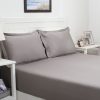 viola grey marble king fitted sheet