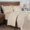 maspar leaf marzipan king duvet cover + 2 pillow cases