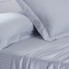 maspar leaf blue king fitted sheet