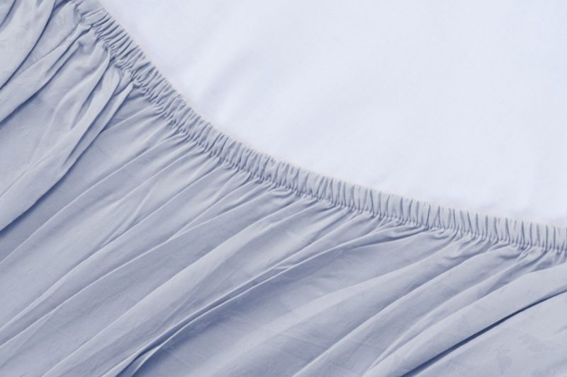 maspar leaf blue king fitted sheet