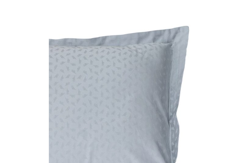 maspar leaf blue pillow cases