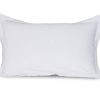 maspar leaf white pillow cases