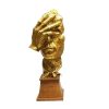 home decor - ac-al-970 - man face eye cover sculpture