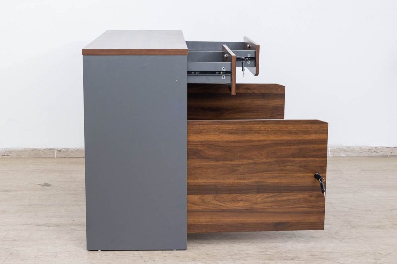 l5-b1212- low level credenza bookcase.