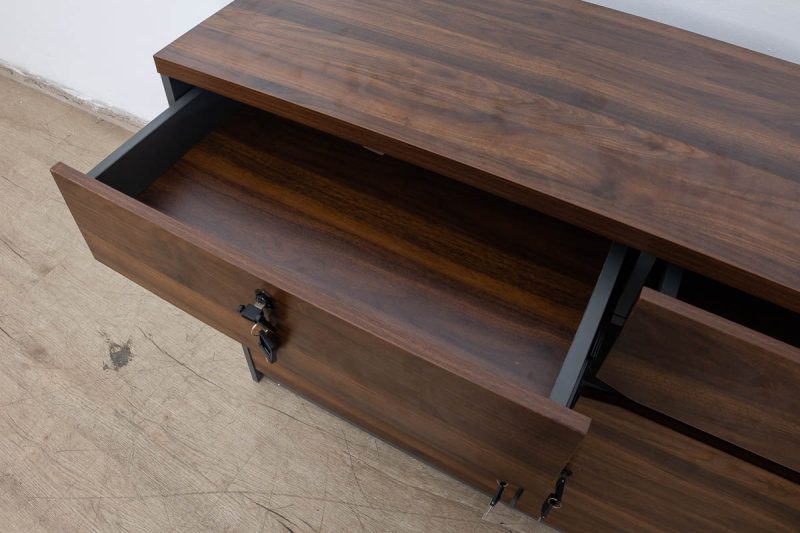 l5-b1212- low level credenza bookcase.