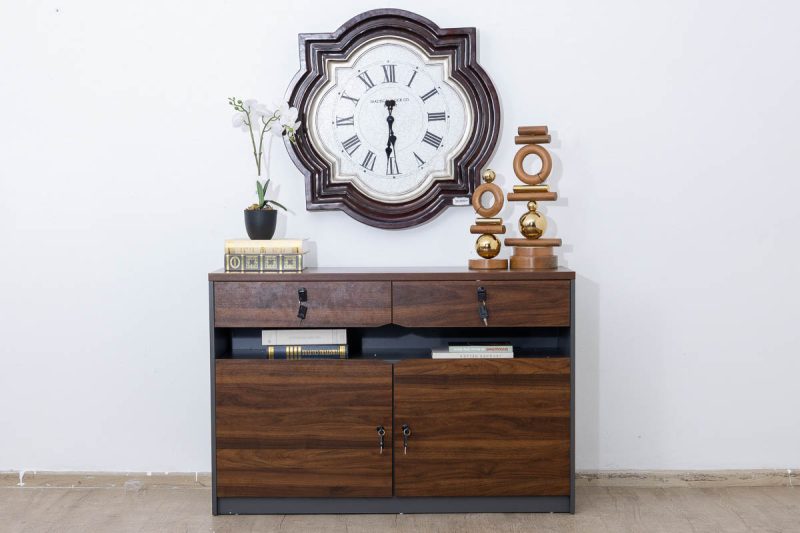 l5-b1212- low level credenza bookcase.