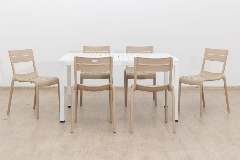 theo - 1.4m outdoor dining + weston chairs