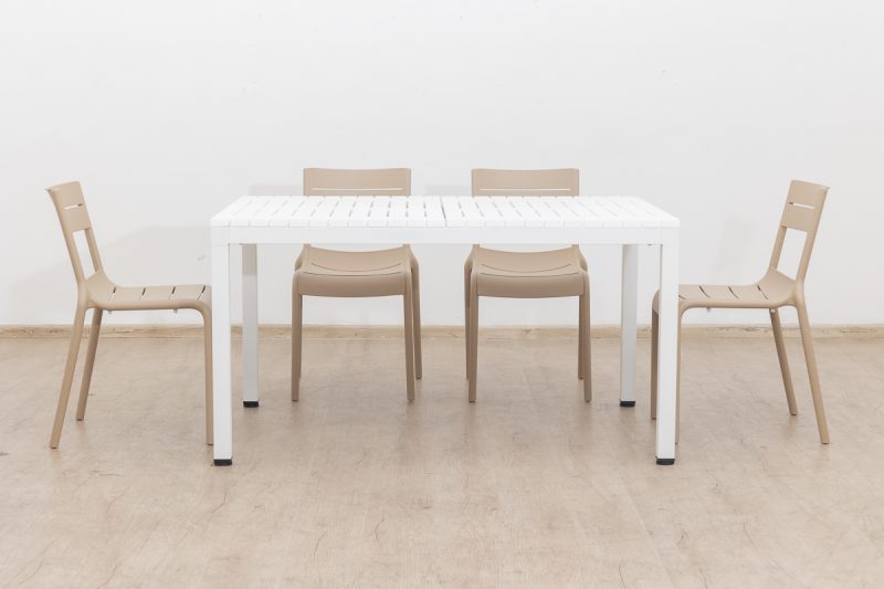 theo - 1.4m outdoor dining + weston chairs