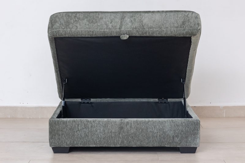kelton fabric corner sofa + ottoman