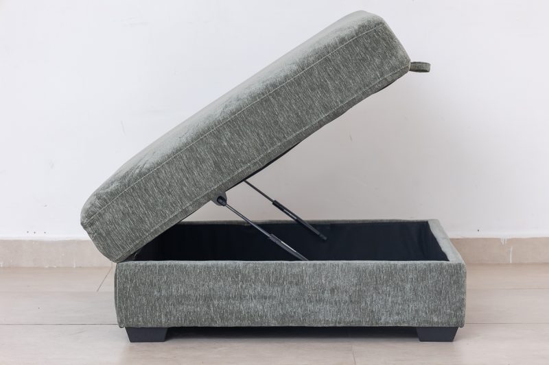kelton fabric corner sofa + ottoman