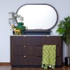 tosca king package – king bed + 2 nightstands + dresser mirror