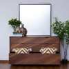 santo king package – king bed + 2 nightstands + dresser mirror