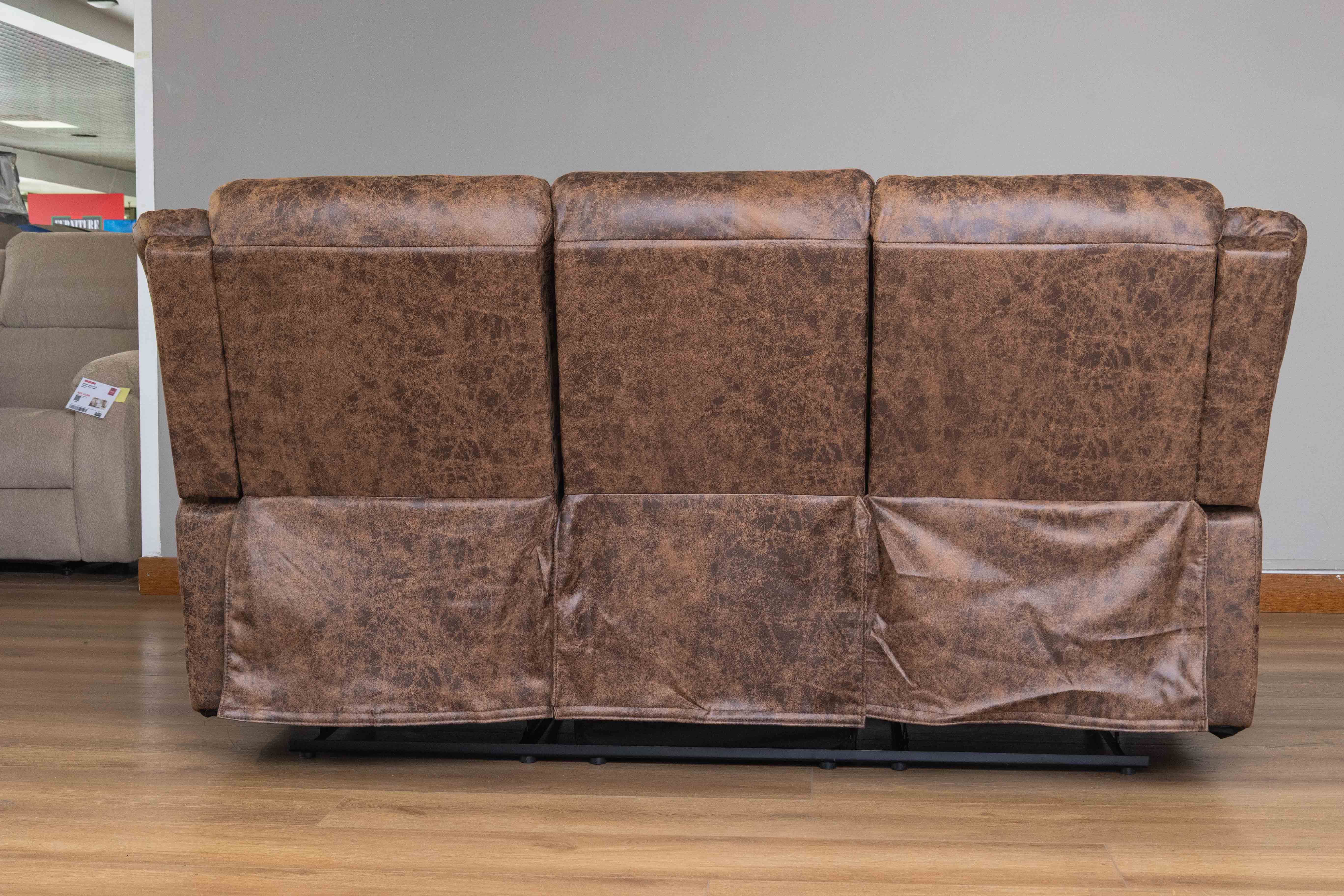 DENVER 6 Seater Fabric Recliner Sofa (3+2+1) - Image 3