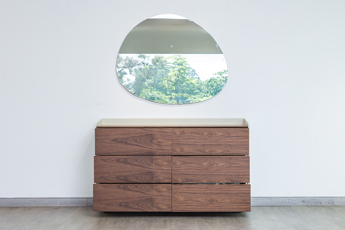 elise king package - king bed + 2 nightstands + dresser mirror