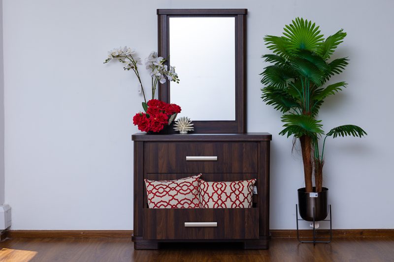 vatican king package – king bed + 1 nightstand + dresser mirror