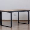 harper dining table + 6 belfast chairs