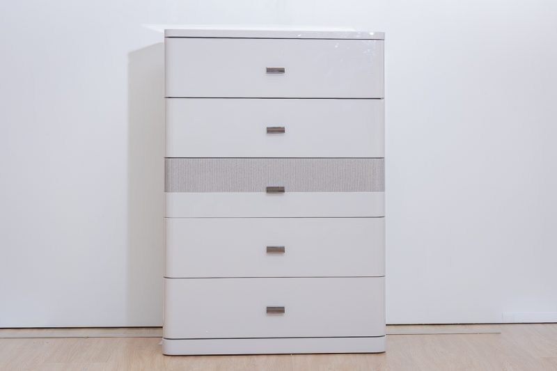 santino king package - king bed + 2 nightstands + dresser mirror + chest of drawers (copy)