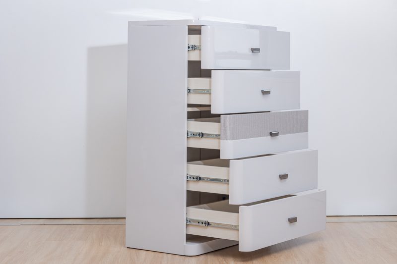 santino king package - king bed + 2 nightstands + dresser mirror + chest of drawers (copy)