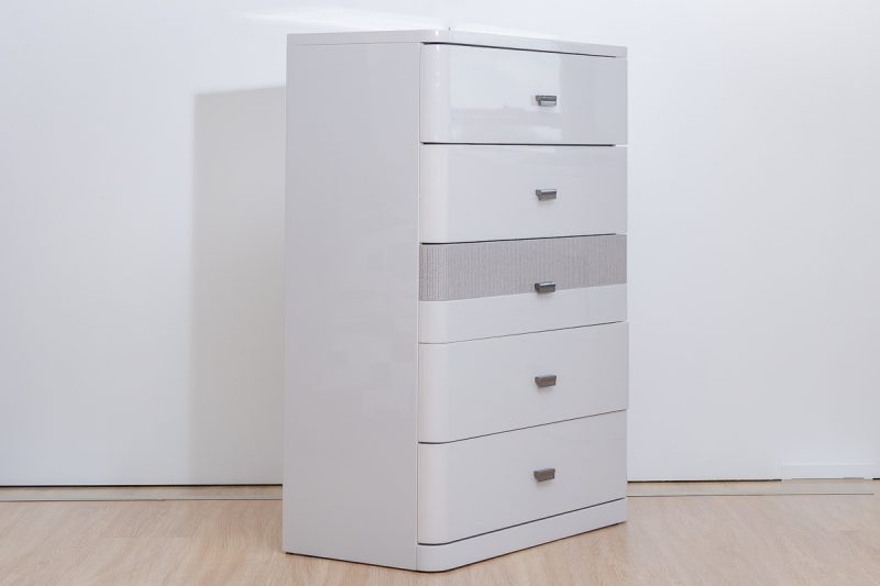 santino king package - king bed + 2 nightstands + dresser mirror + chest of drawers (copy)