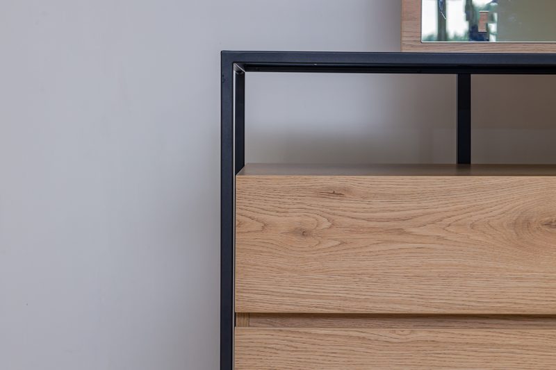 FINLEY Dresser Mirror 22 finley king package - king bed + 2 nightstands + dresser mirror