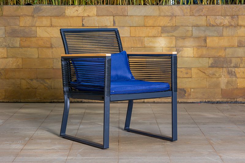 ramee 4 seater outdoor sofa (2+1+1) + coffee table