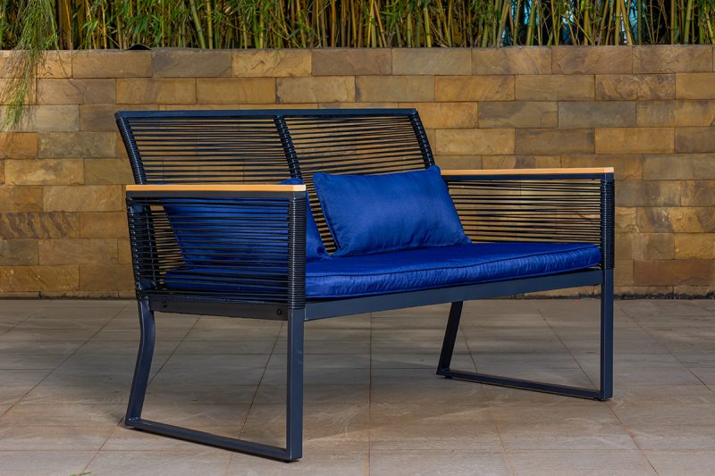 ramee 4 seater outdoor sofa (2+1+1) + coffee table