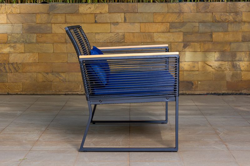 ramee 4 seater outdoor sofa (2+1+1) + coffee table
