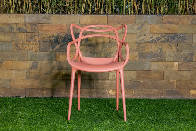 kartel orange arm chair