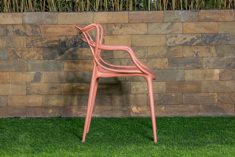 kartel orange arm chair