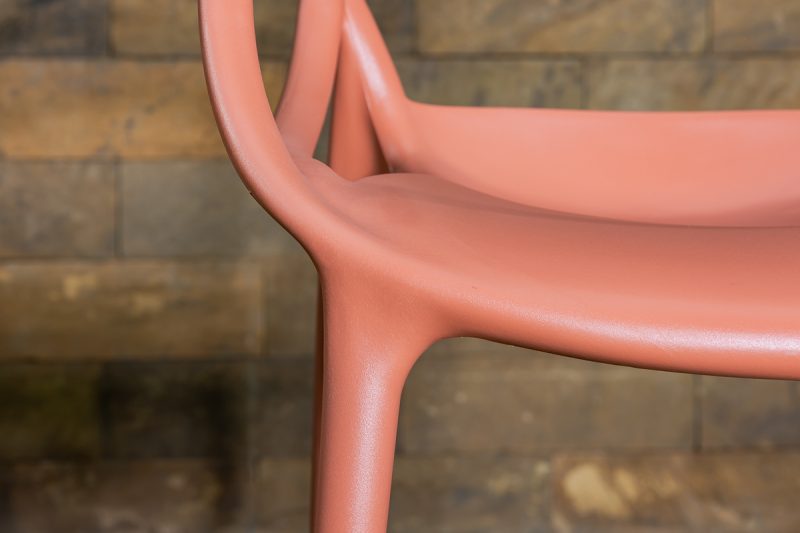 kartel orange arm chair