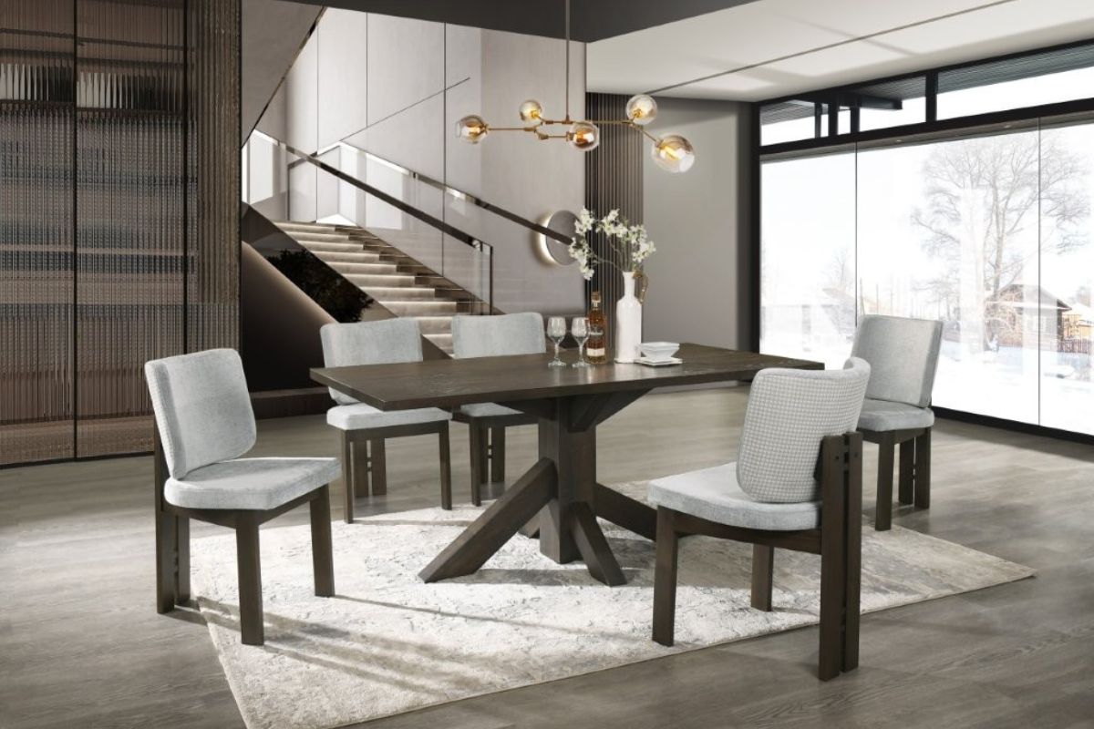 carlo dining table + 8 chairs
