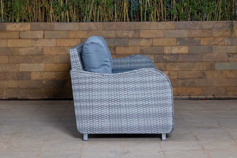 chalet 5 seater outdoor sofa (3+1+1) + coffee table