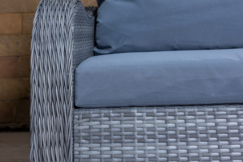 chalet 5 seater outdoor sofa (3+1+1) + coffee table